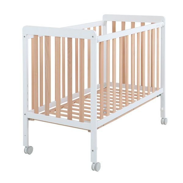 Berço Micuna Cama Nordika Branco / Waterwood 120 X 60 cm
