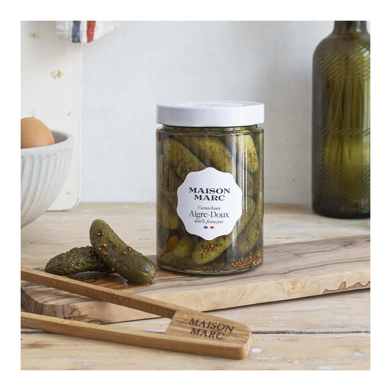 Cornichons aigres doux français