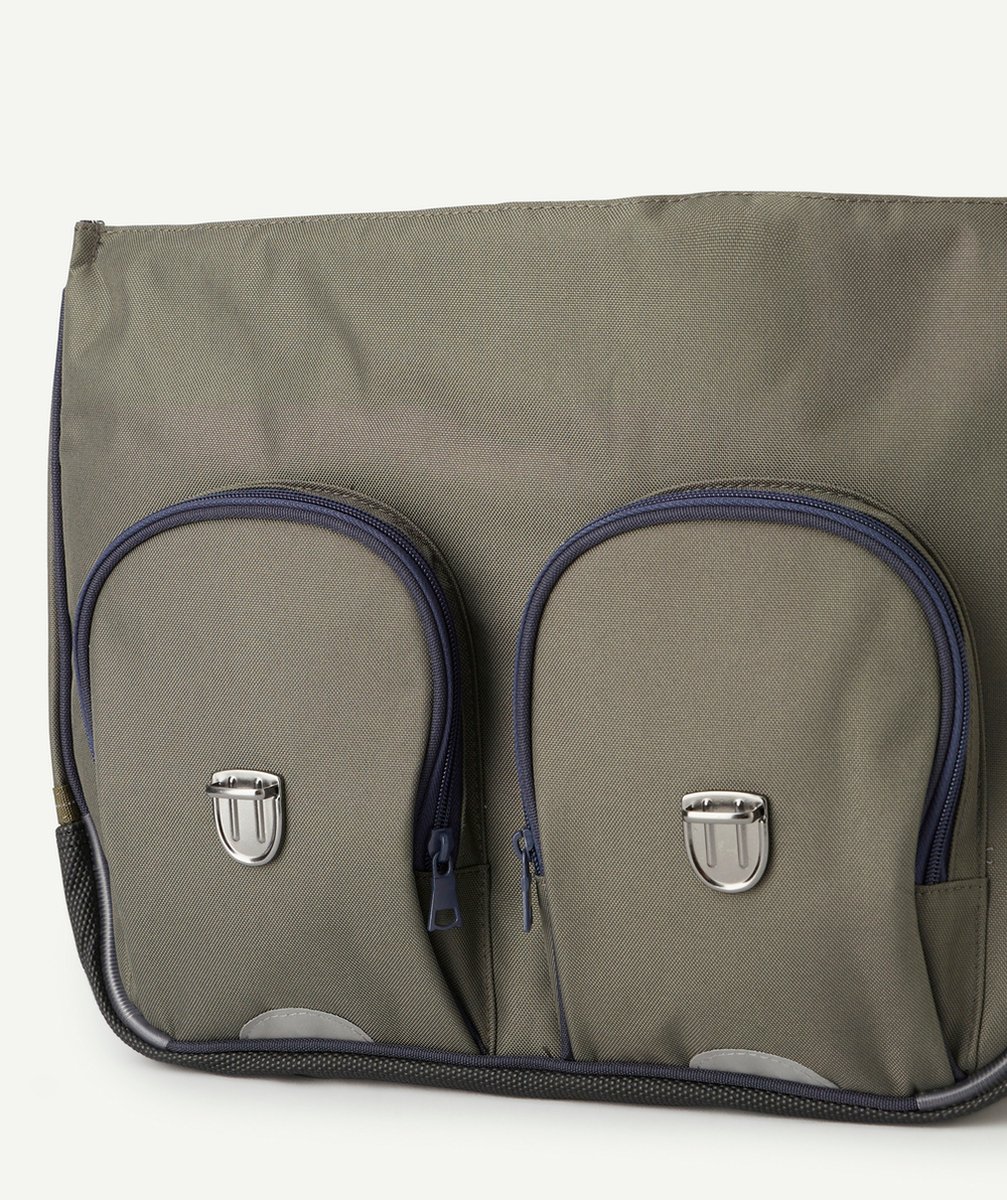TANN'SCARTABLE OSCAR KAKI AVEC DINOSAURE