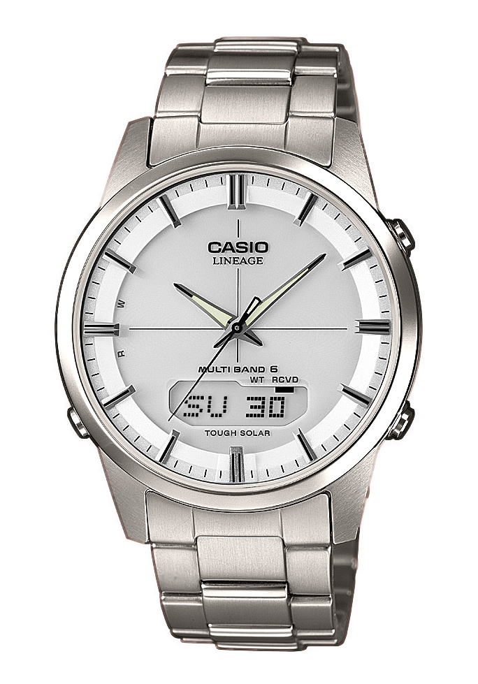 Casio Herrenfunkuhr Titanium Weiß LCW-M170TD-7AER