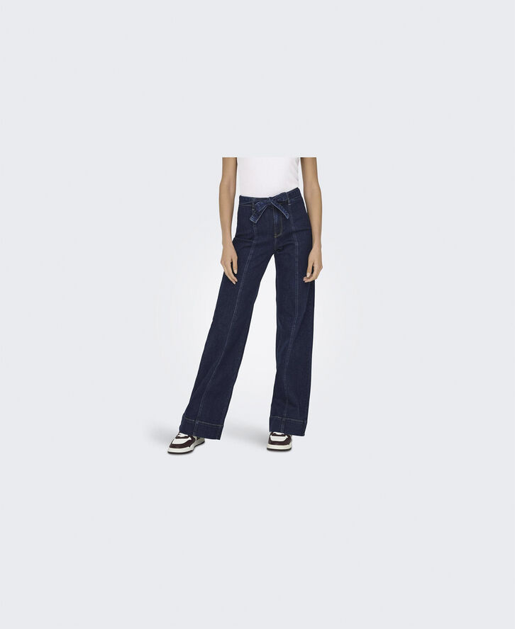 ONLY ONLMADISON BLUSH HW WIDE BELT DNM B Dark blue denim