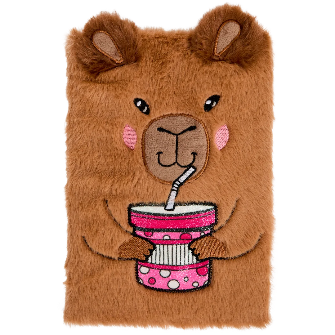 Carnet de notes en peluche