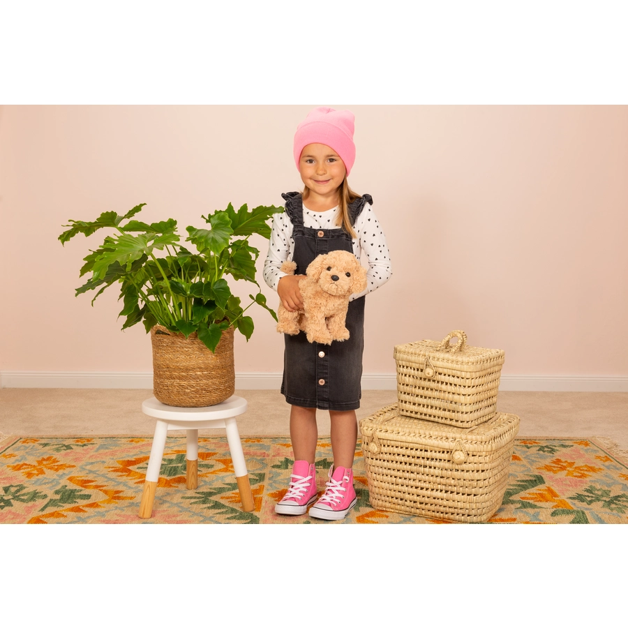 Teddy HERMANN® Cockapoo stehend beige, 23 cm