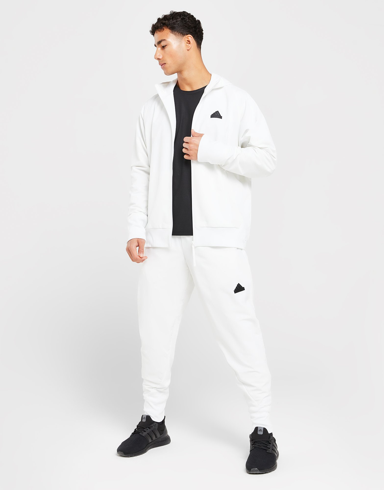 adidas Veste de survêtement à capuche zippée toile Z.N.E.