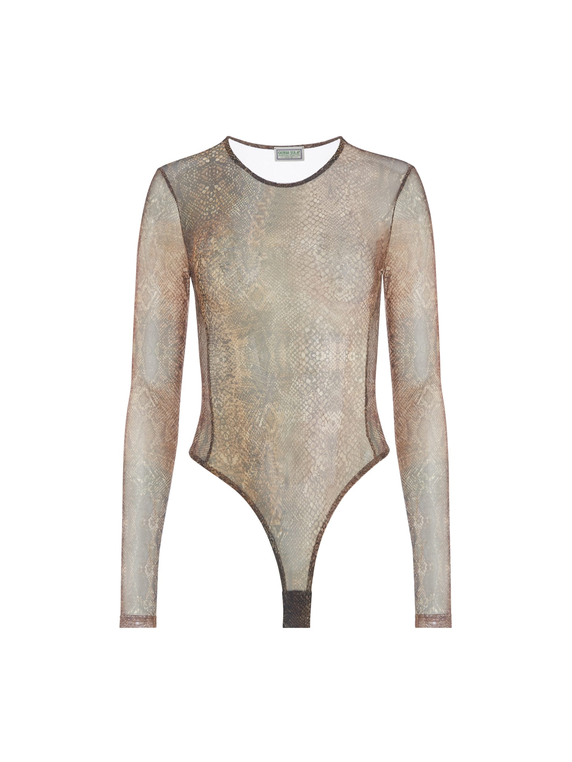 body de malha estampada