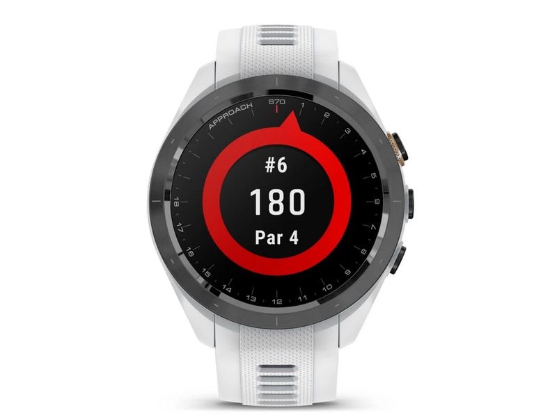 GARMIN Sportuhr Approach S70 White Golf GPS-Sportuhr