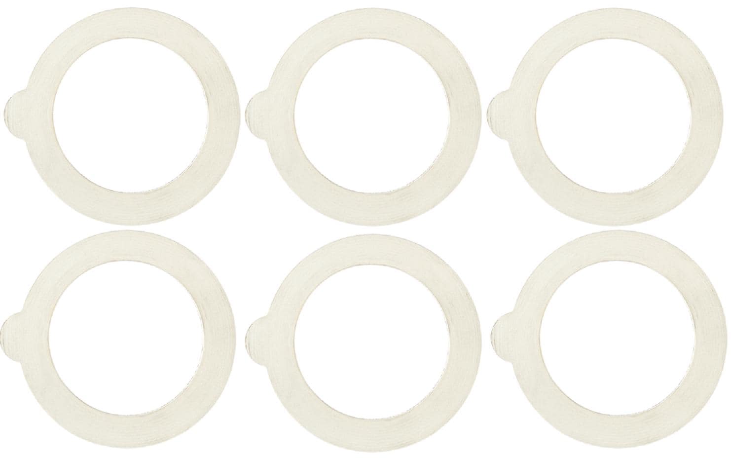 Gummidichtring zu Einmachgläser Fido , 6 StückErsatzgummiring Set