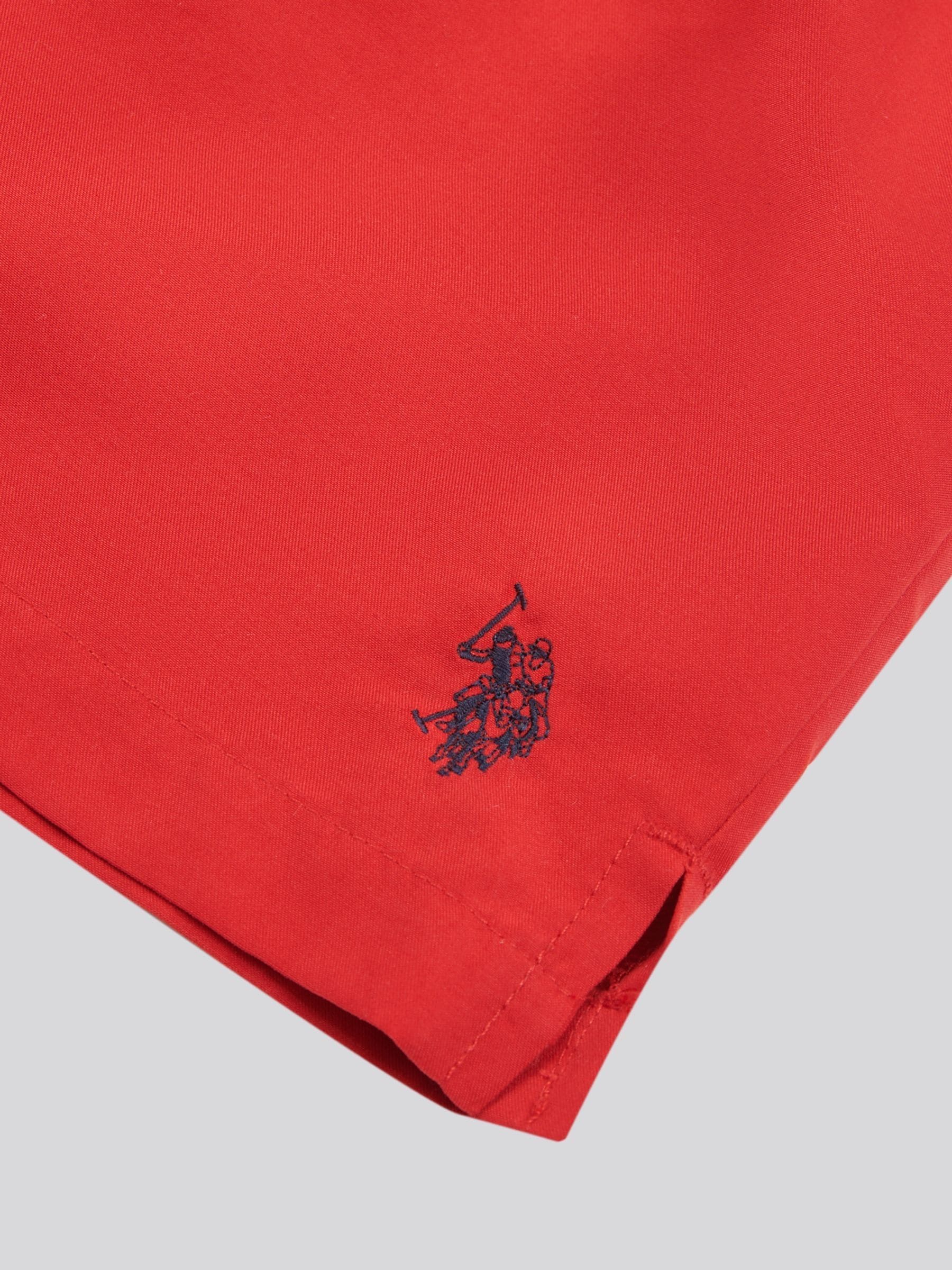 Rood - U.S. Polo Assn. Boys Cut and Sew Swim Shorts