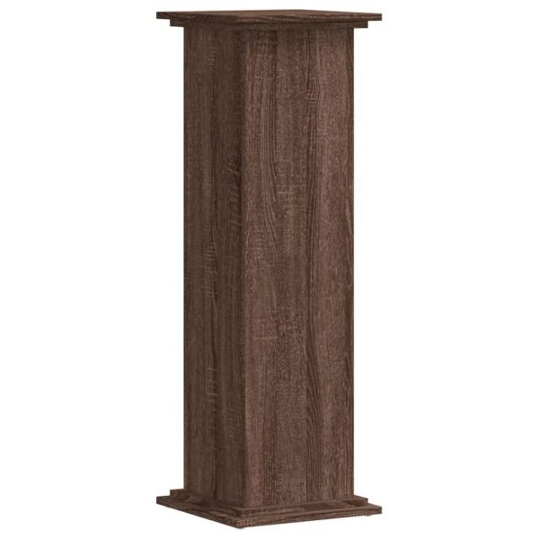 vidaXL Suporte para Plantas 33x33x100cm Deriv. Madeira Carvalho Castanho - 321132610