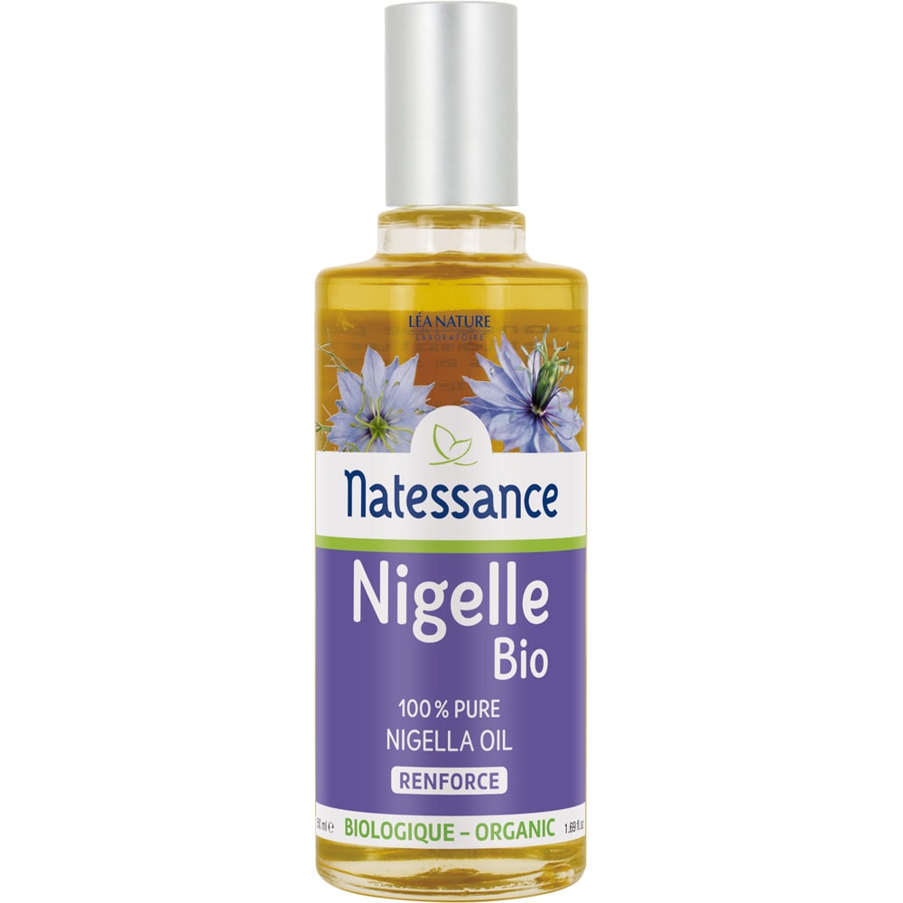 Huile de nigelle  fortifiante bio 100% pure - Visage & corps - 50 ml
