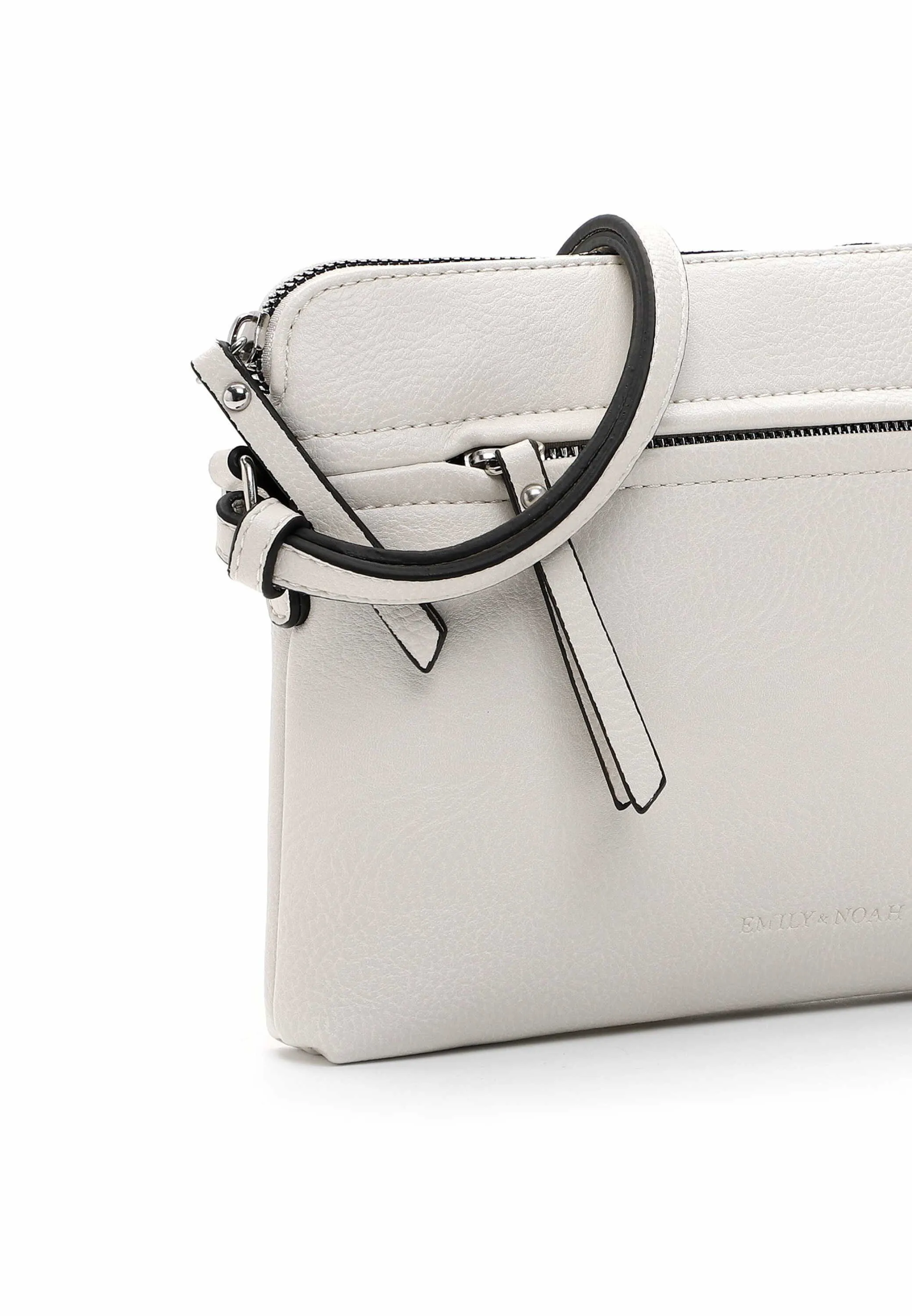 EMILY & NOAH Umhängetasche Offwhite Lederimitat