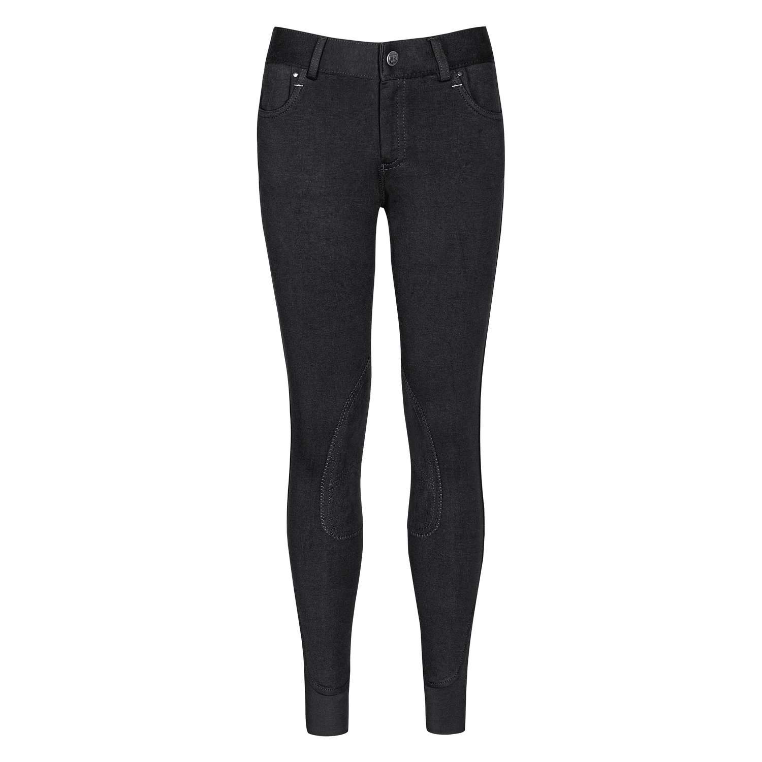 black forest Kniebesatz-Reithose - schwarz