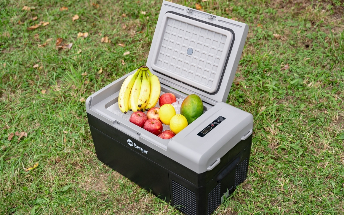 Berger MC 20 Kompressor Kühlbox mit Tiefkühlfunktion 12V 24V 230V 20 Liter