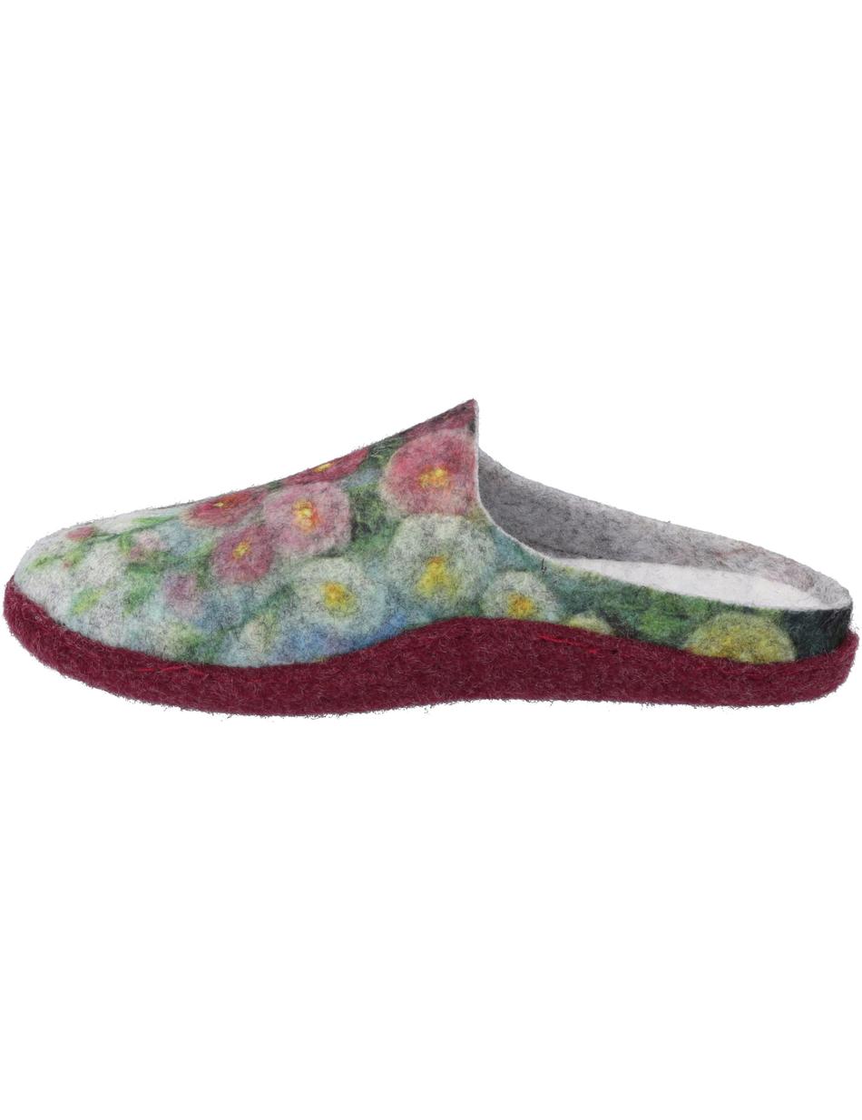 Hausschuh Marguerite 01, bordo-mult