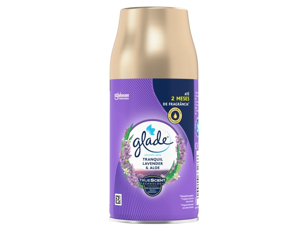 AMBIENTADOR GLADE AUTOMATIC SPRAY RECARGA LAVANDA 269ML