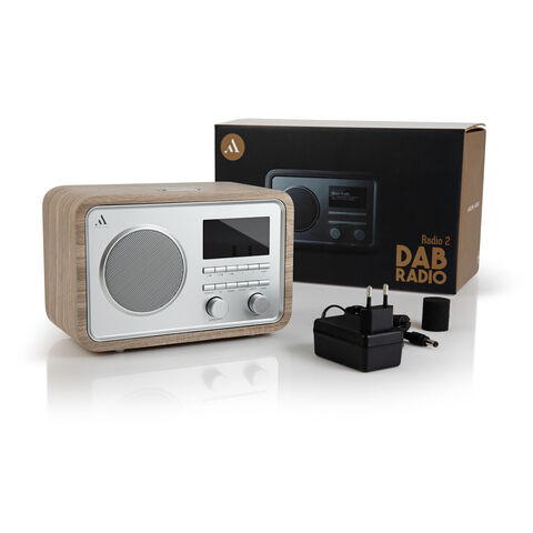 Koop Argon Audio RADIO2 Radio | 5 Jaar Garantie Licht Essenhout