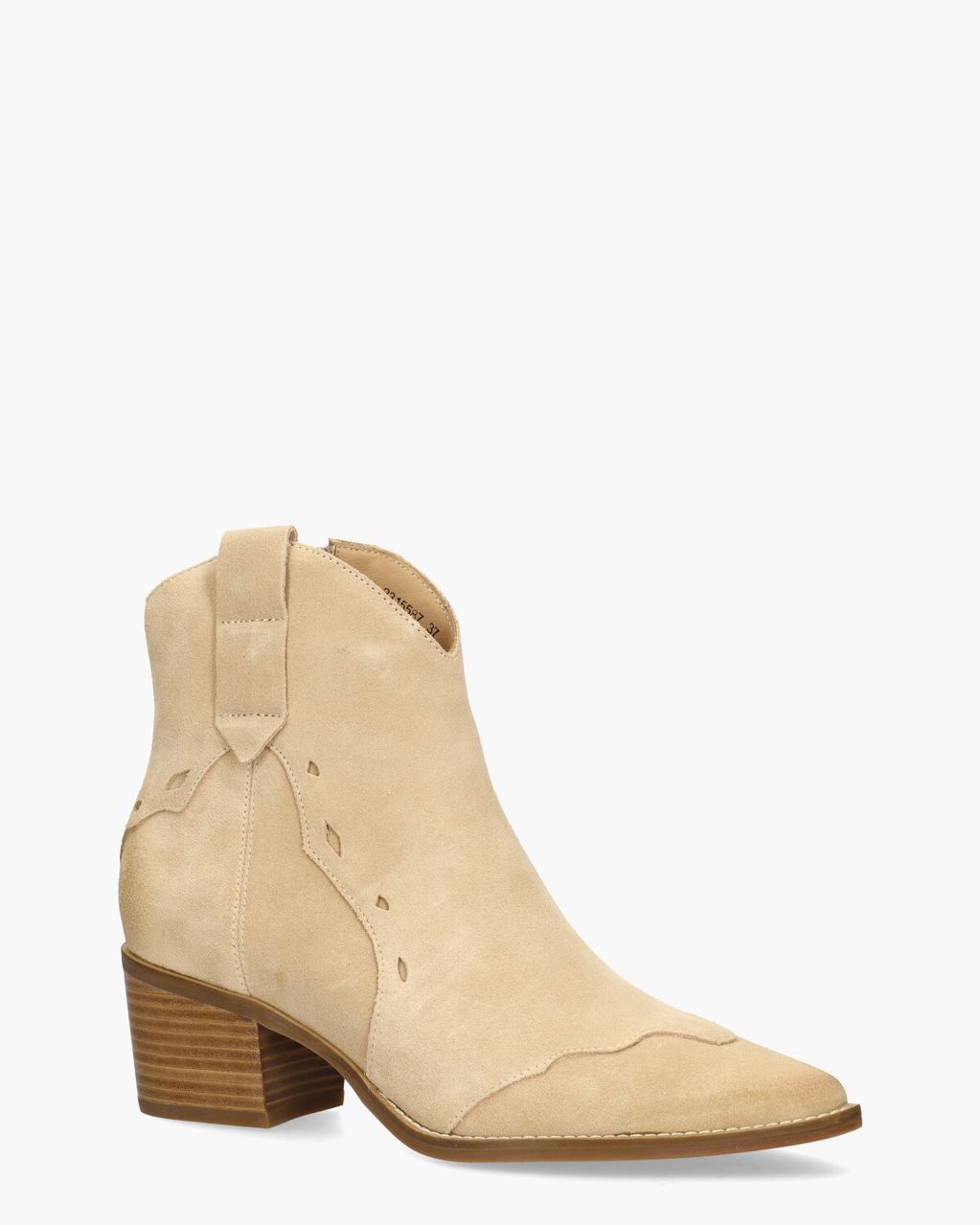 Di Lauro Ryomara Beige Dames Enkelboots