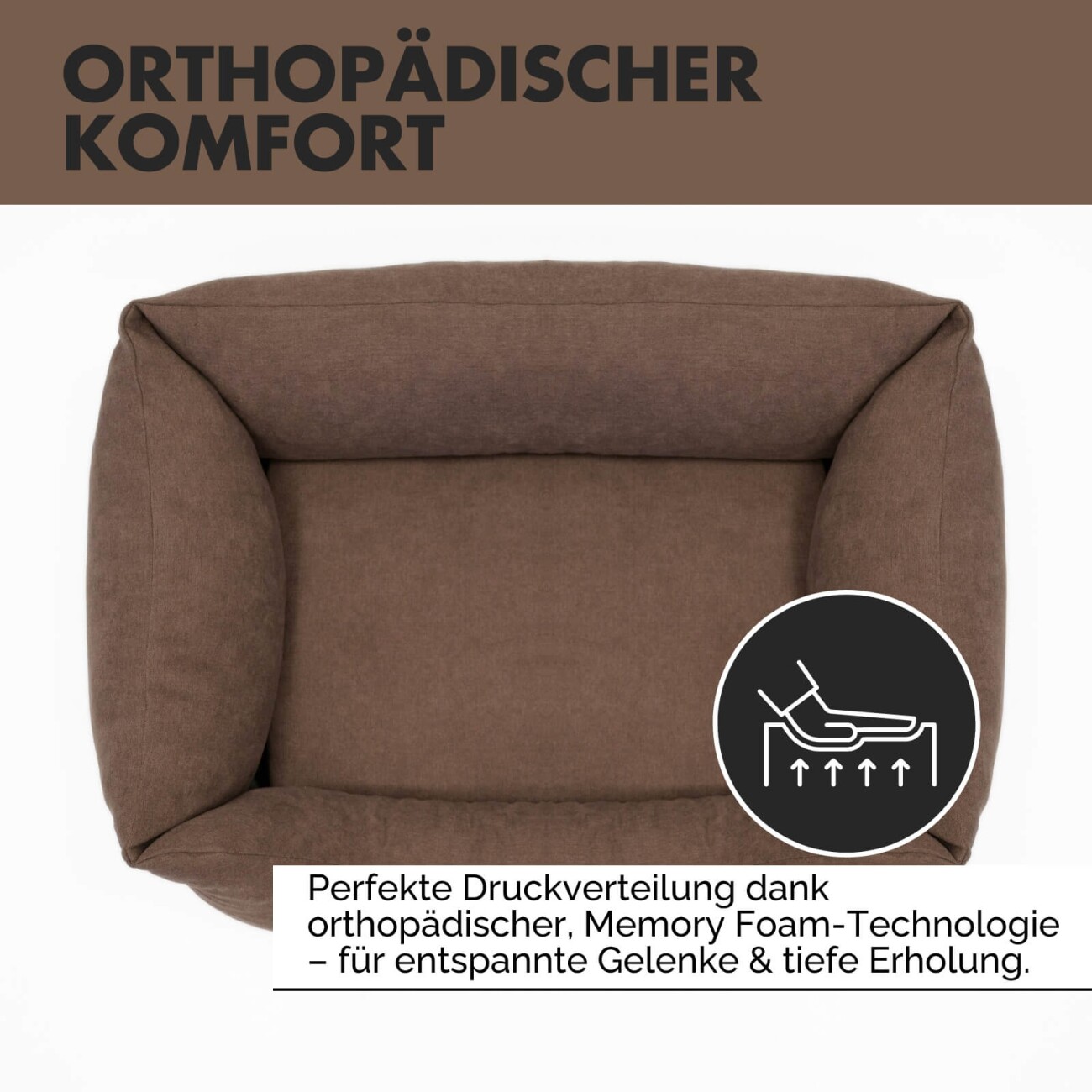 PAW WOW Hundebett EMMA Braun M