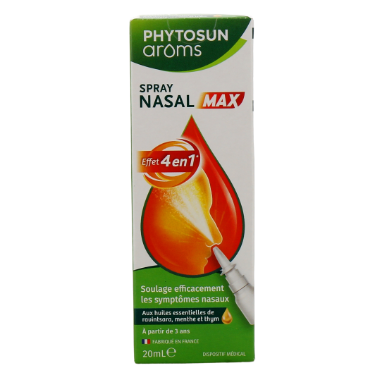 Phytosun Aroms spray nasal max : nez bouché, rhume