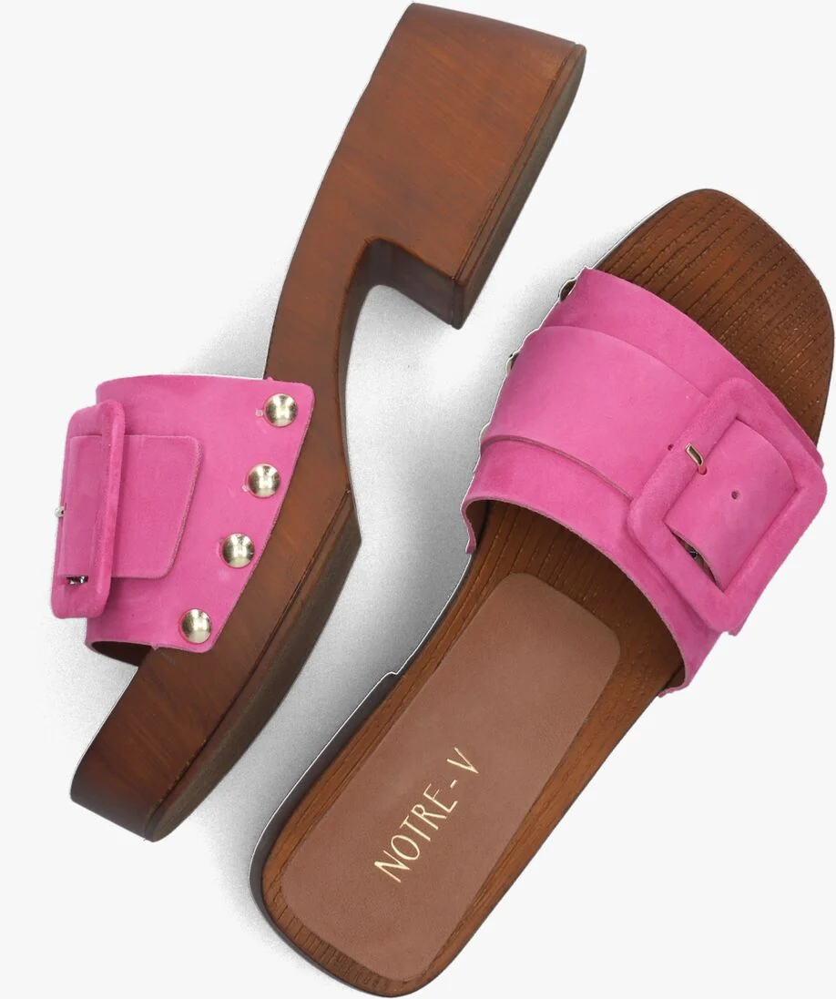 NOTRE-V roze notre-v muiltjes 713l