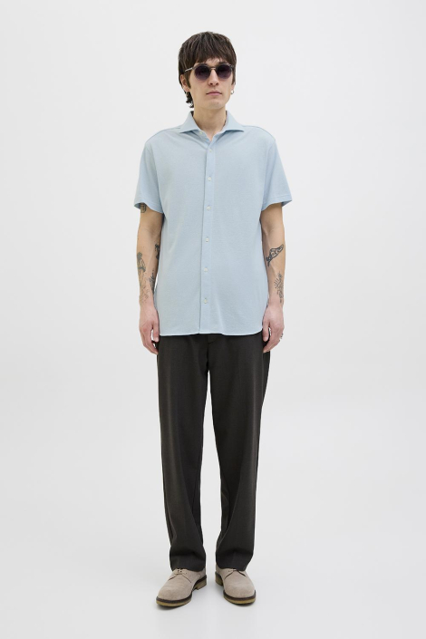 Jack & Jones blauwe heren overhemd