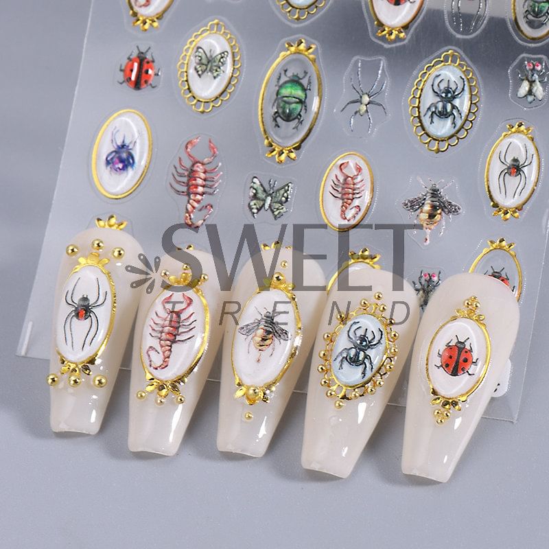 dainlili - Insecten Nail Art Stickers