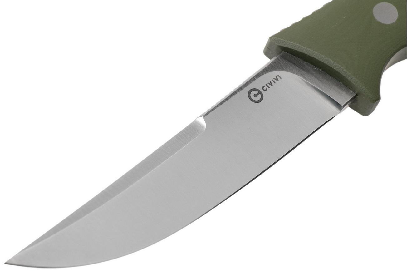 Civivi Tamashii C19046-2 OD Green G10 vaststaand mes, Bob Terzuola design