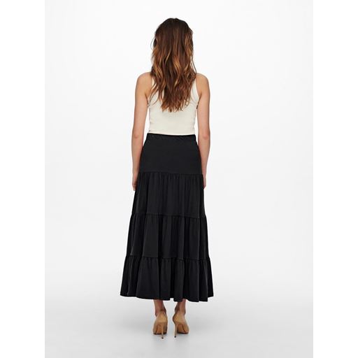 ONLY May Maxi Nederdel, Black, XS