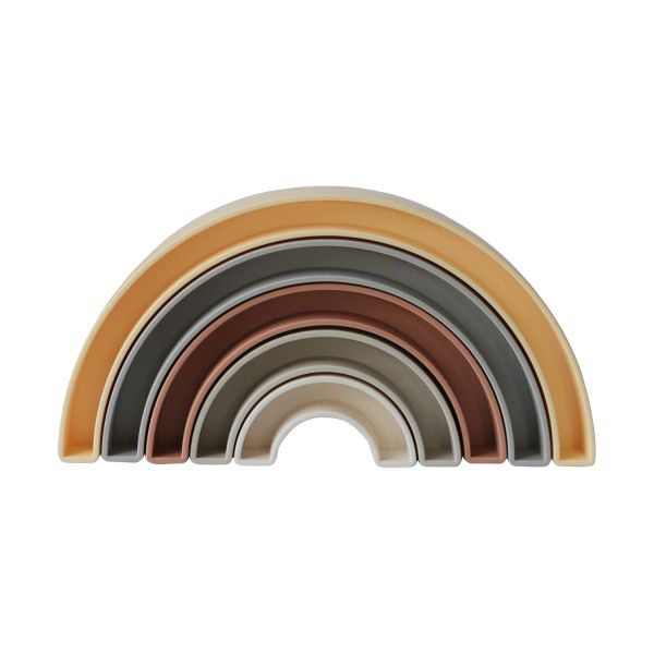 Mushie Stacker Toy Rainbow - Sol