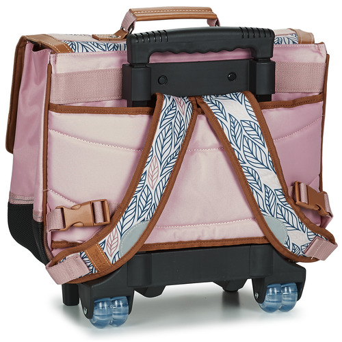 Tann's - CREATION FLORE TROLLEY CARTABLE 38 CM - Rose