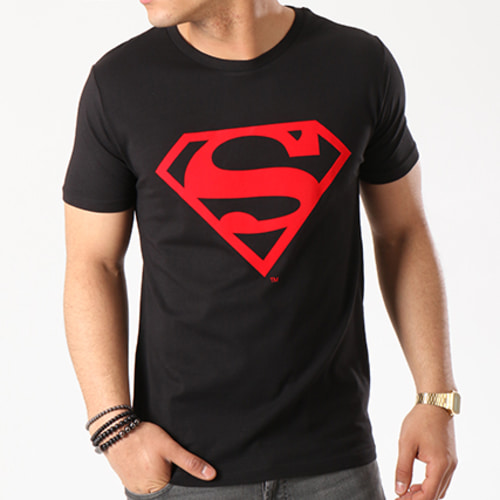 Tee Shirt Red Logo Noir