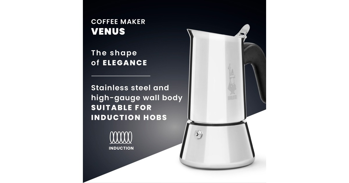 BialettiVenus 1683 espressomachine  (Zilver, 6-kops)
