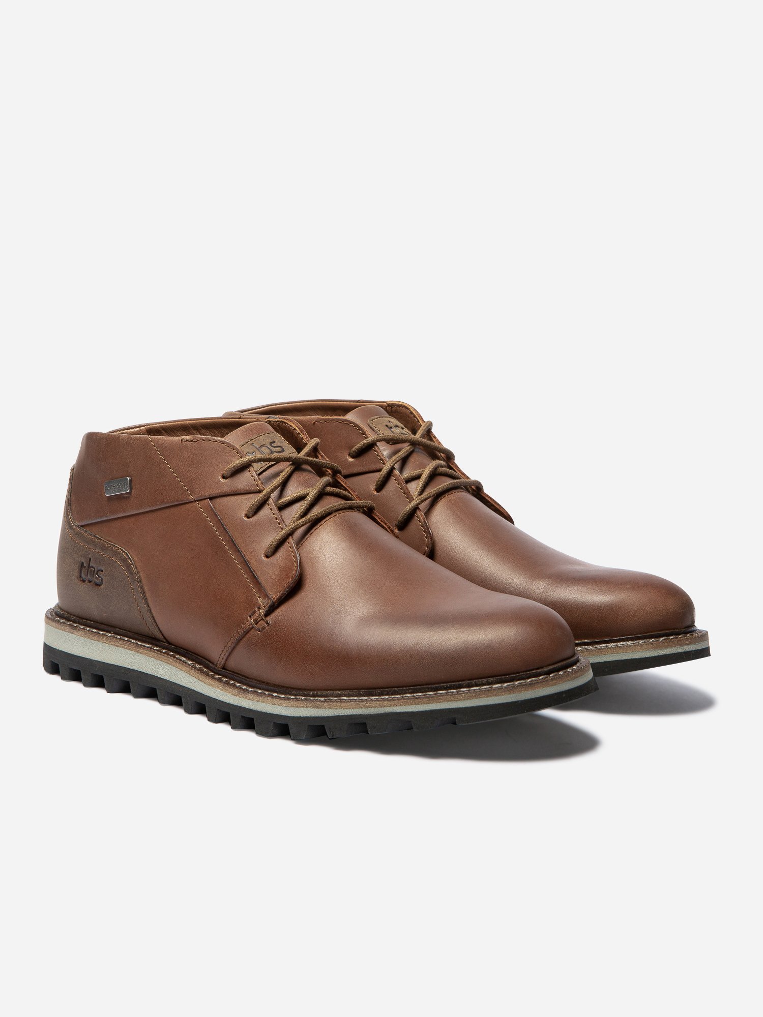 Bottillons Homme Confort Purefoam Dessus Cuir Marron