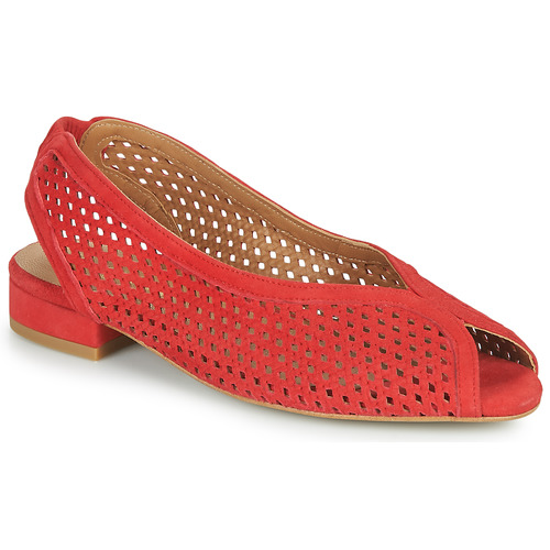 JB Martin - LOUISEE - CHEVRE VELOURS PERFO ROUGE