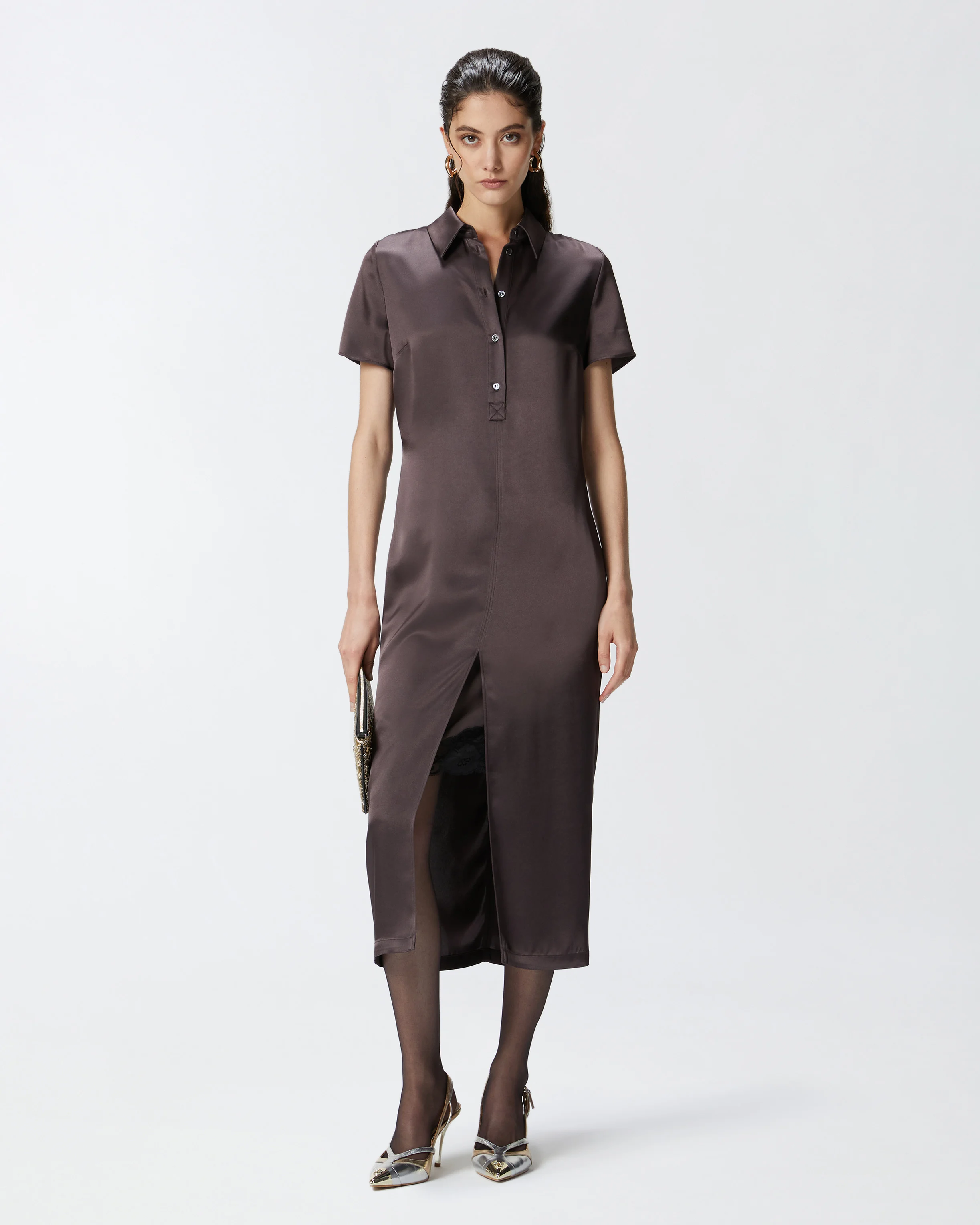 Robe polo midi | Multicolore