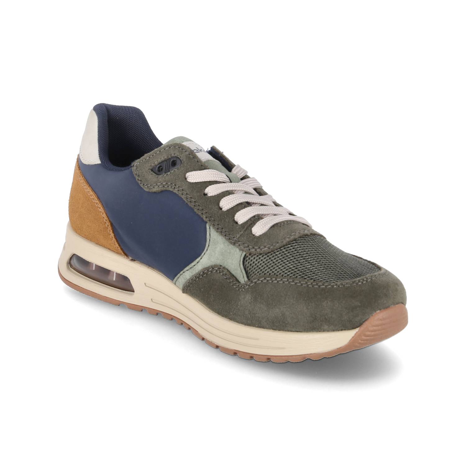 Rieker Low Sneaker - grün kombi