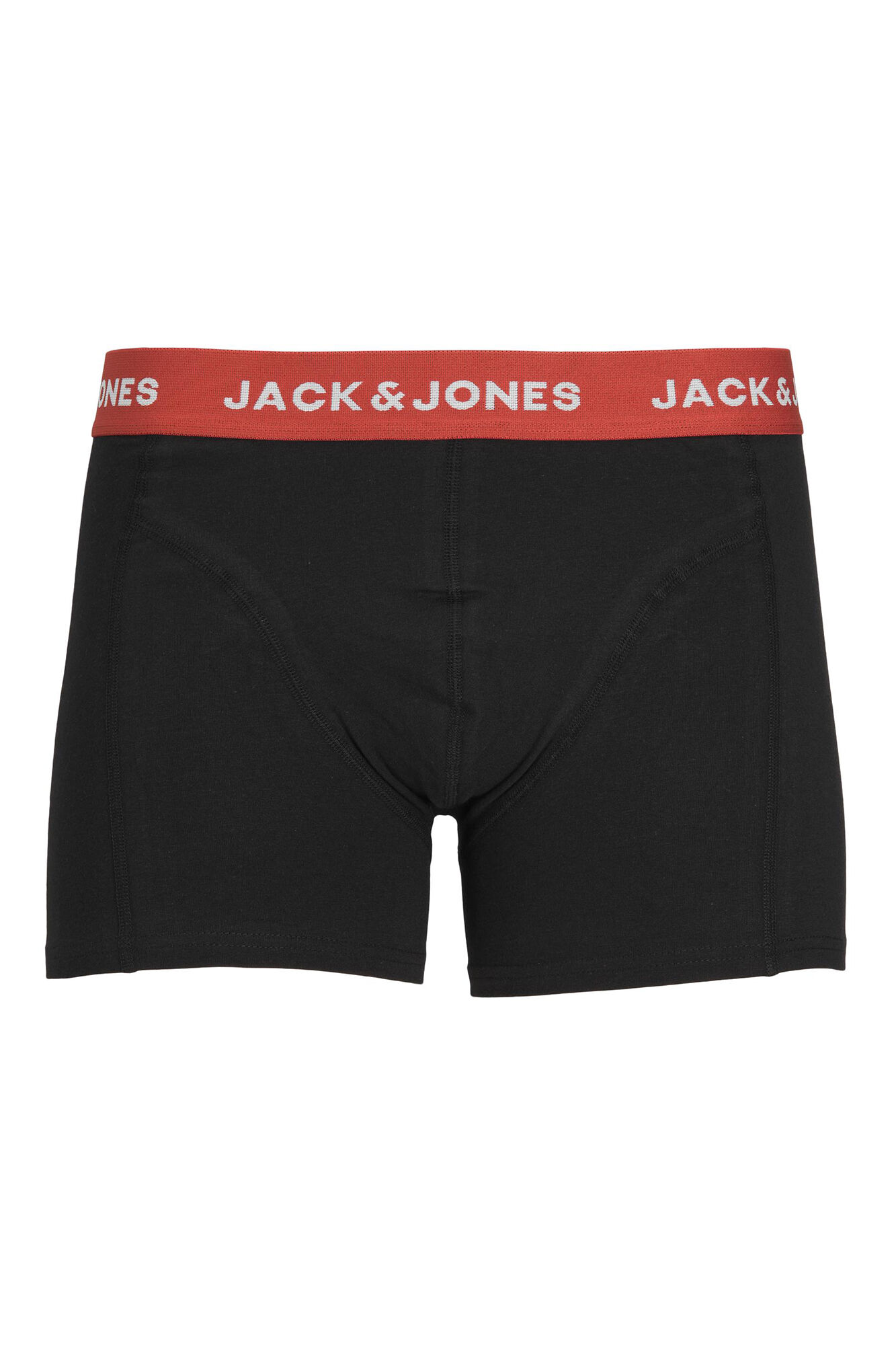 Conjunto de 3 cuecas boxer de algodão combinando.