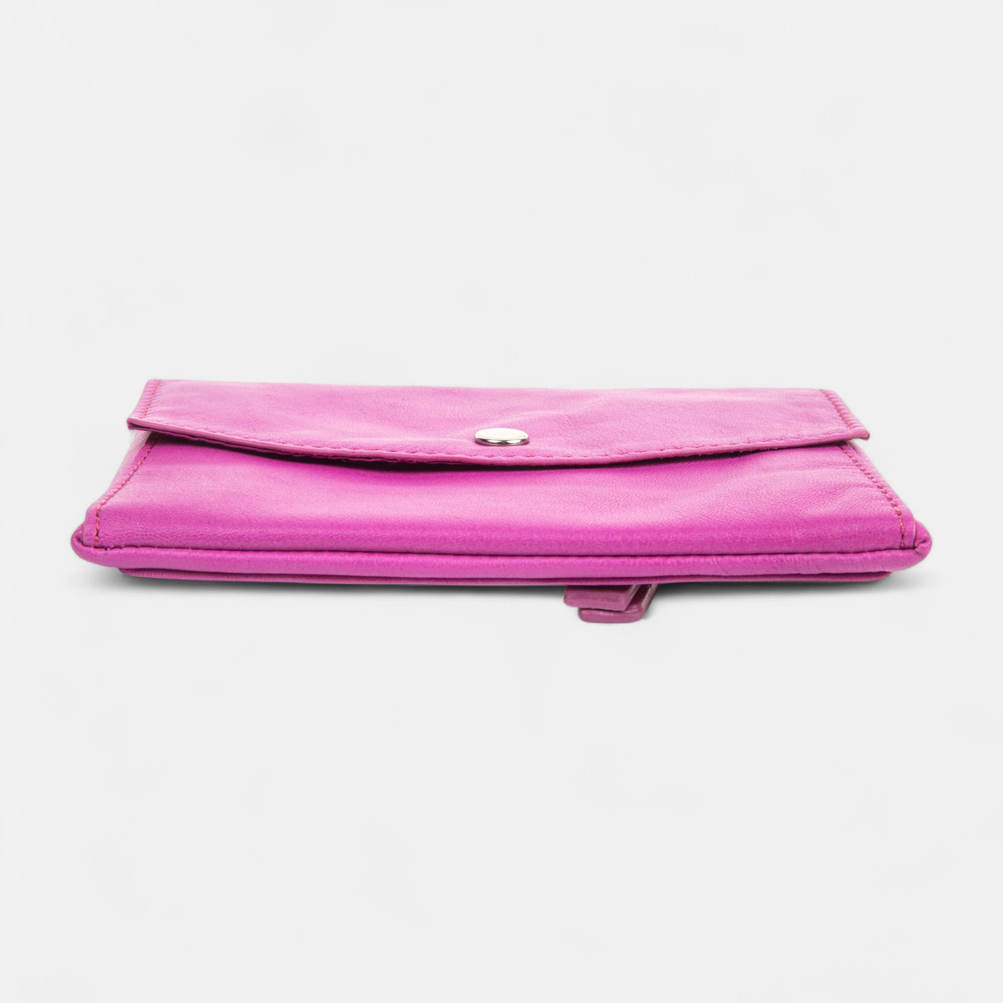 Petite maroquinerie en cuir rose