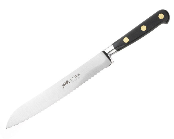 Lion Sabatier Brødkniv ideal 20 cm. sort Sort/stål