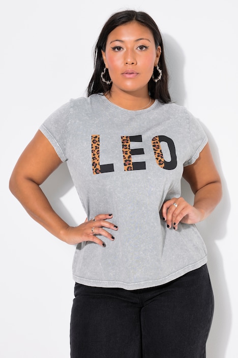 T-Shirt, Classic Shape, Leo Statement