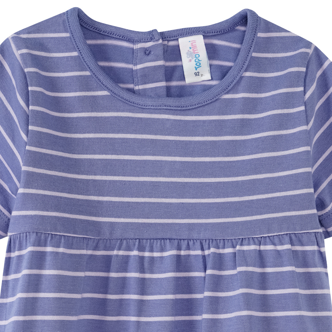 Topomini Baby Kleid mit Dino-Motiven lila