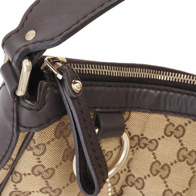 Gucci Vintage Gucci Shoulder Bag Beige