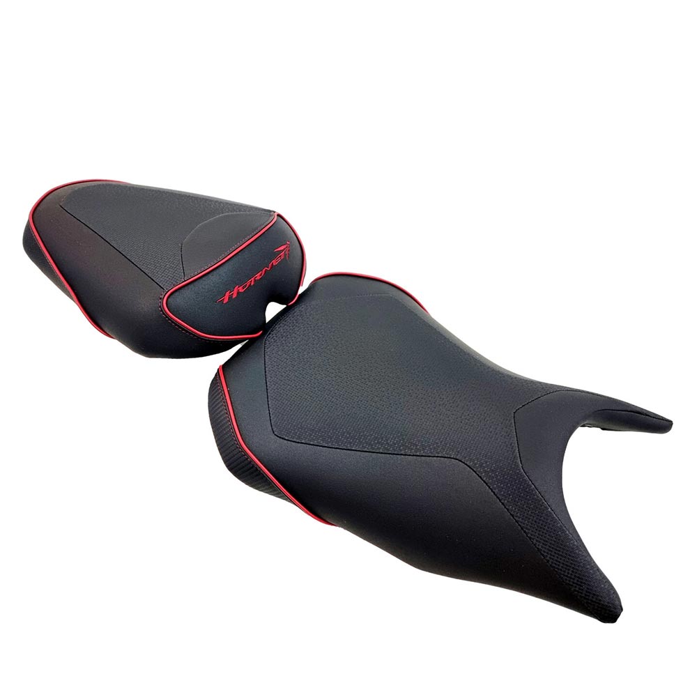 Bagster - Selle Ready Luxe Honda CB750 Hornet (2023-) Noir / Rouge