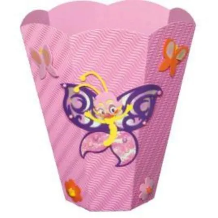 Roth Papierkorb Schmetterling, pink