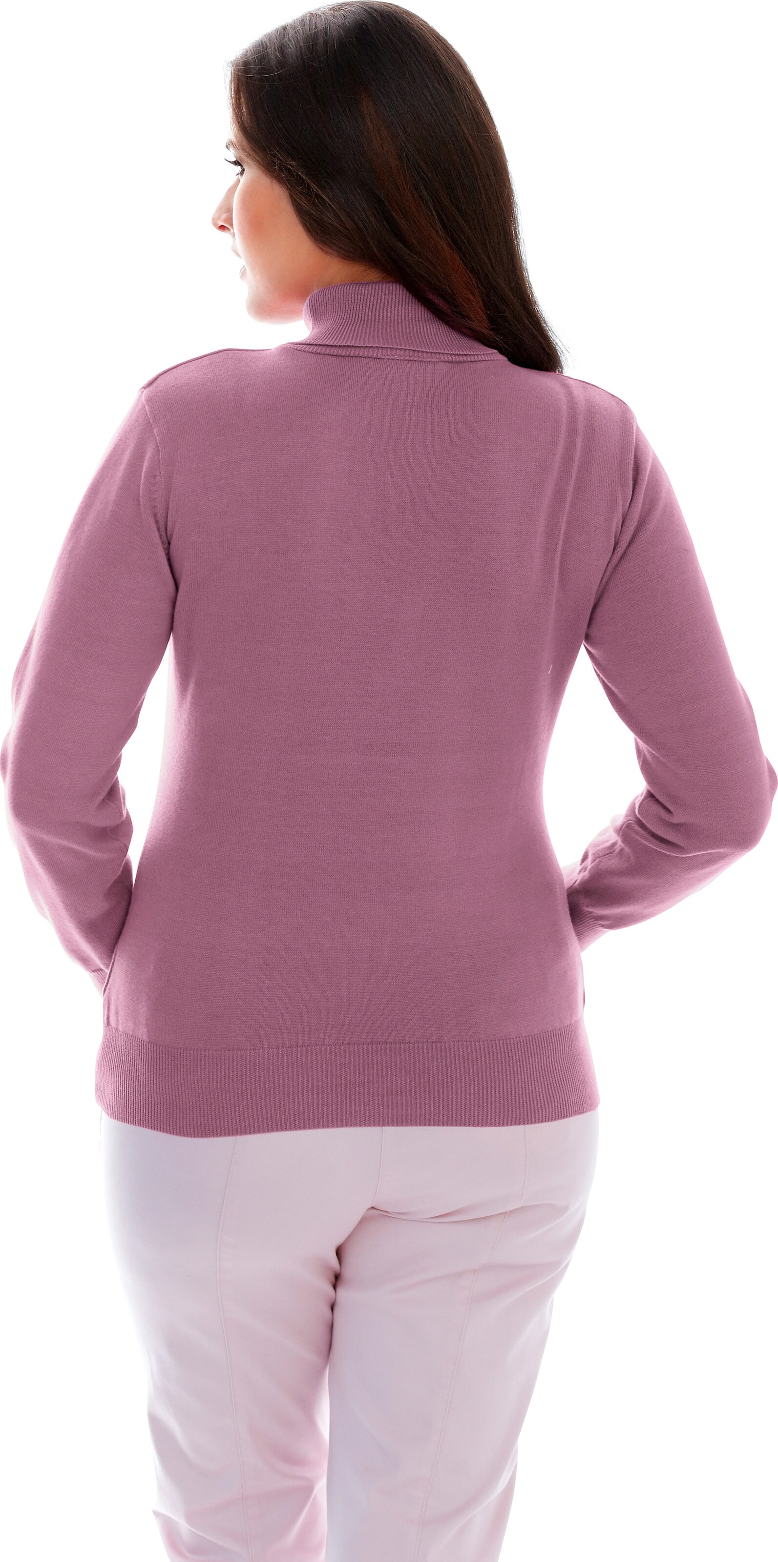 heine Rollkragenpullover in mauve
