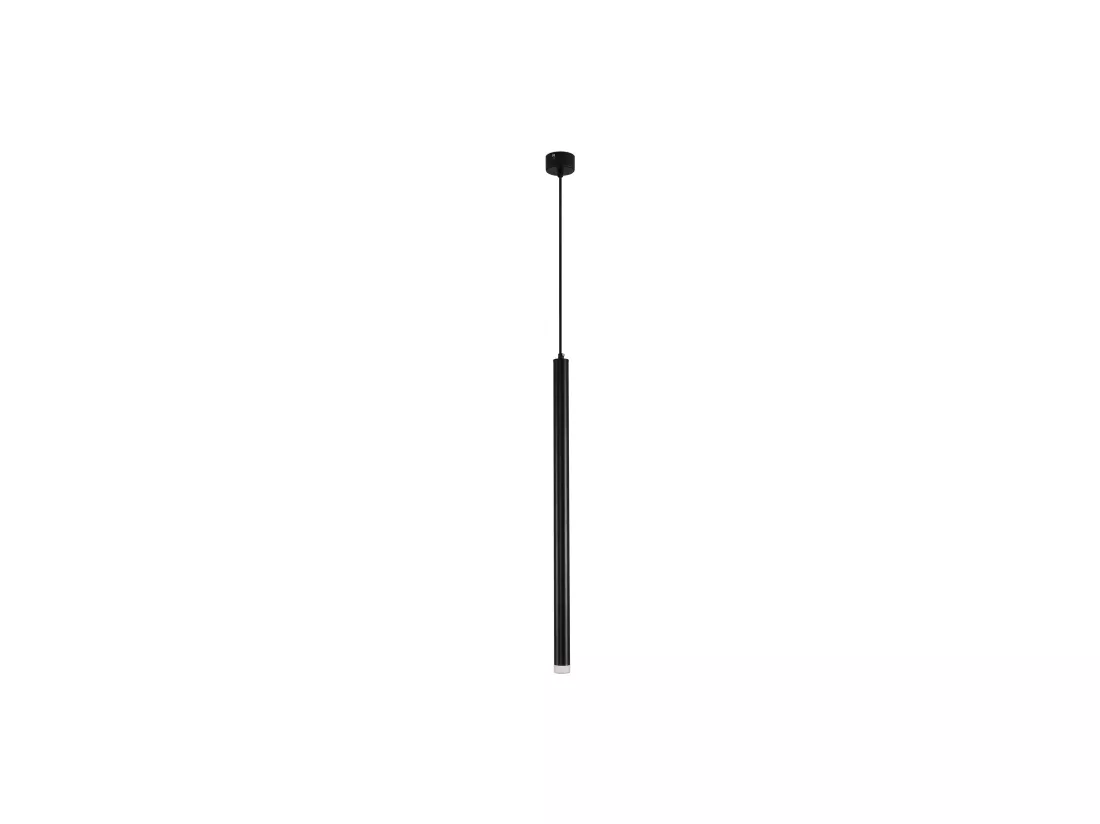 Lampe de plafond tube LED - Lampe suspendue noire - 60cm - Bruna Noir