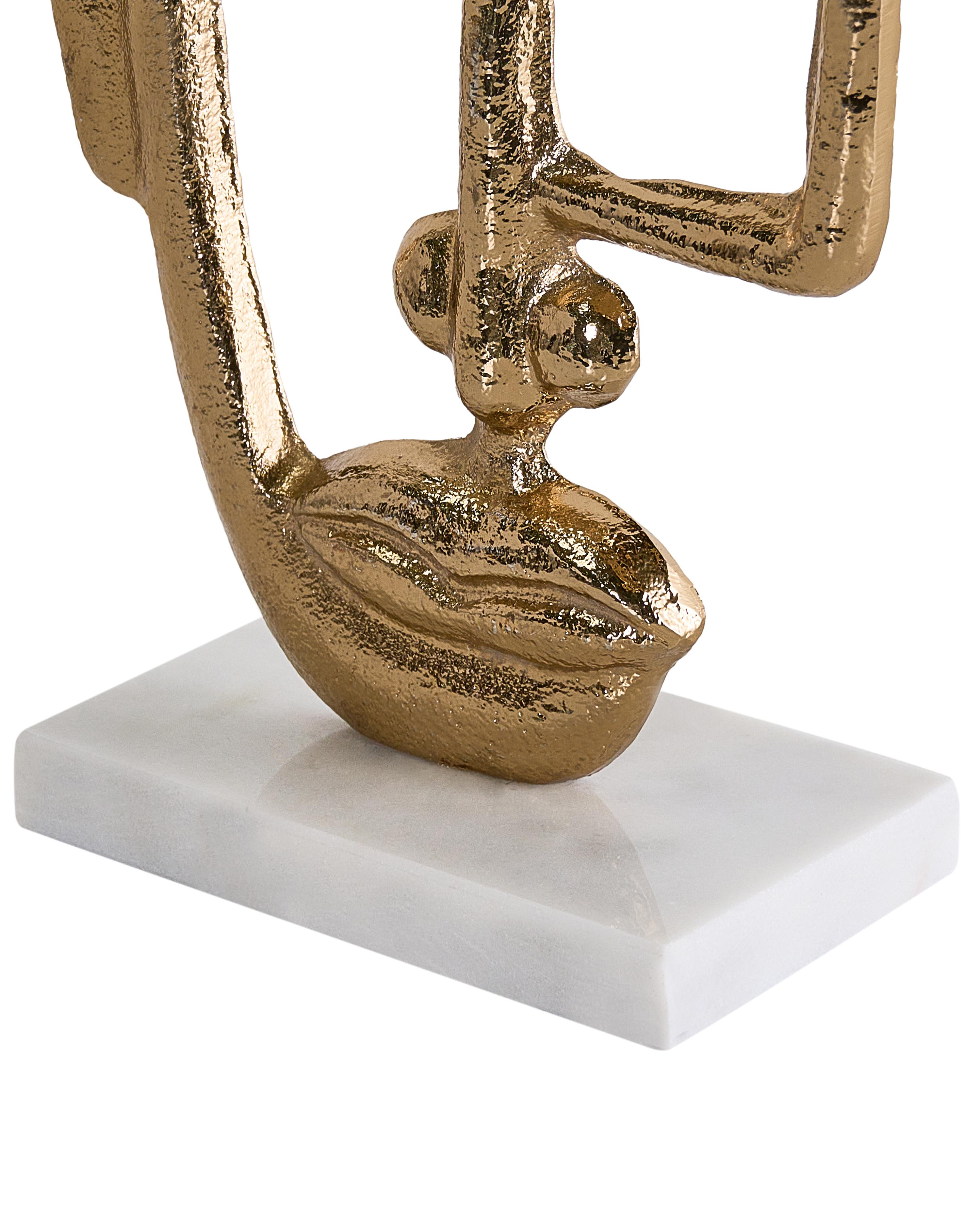 Figuur Gezicht MOSKO Metaal Goud