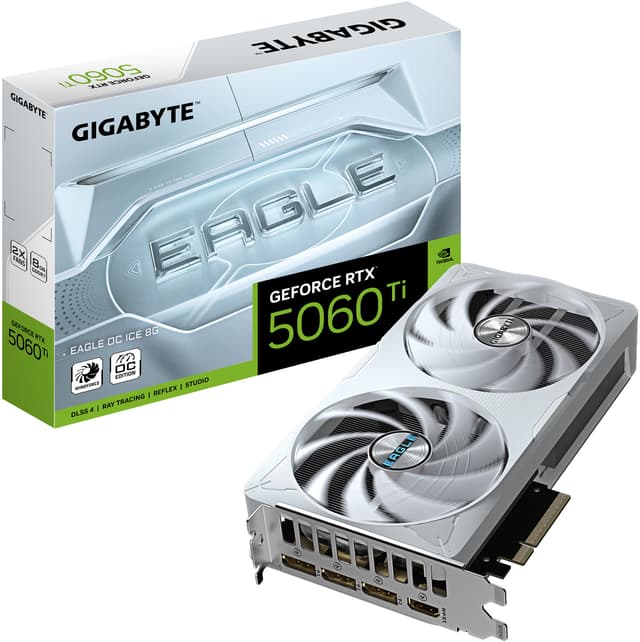 Gigabyte GeForce RTX 5060Ti EAGLE OC 8GB grafikkort (ice)