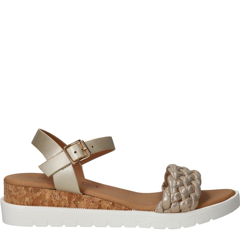 DSTRCT Sandalen Goud Dames