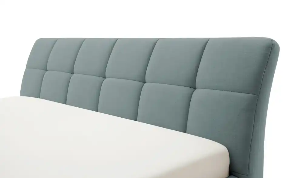 Polsterbettgestell Blau 160 cm